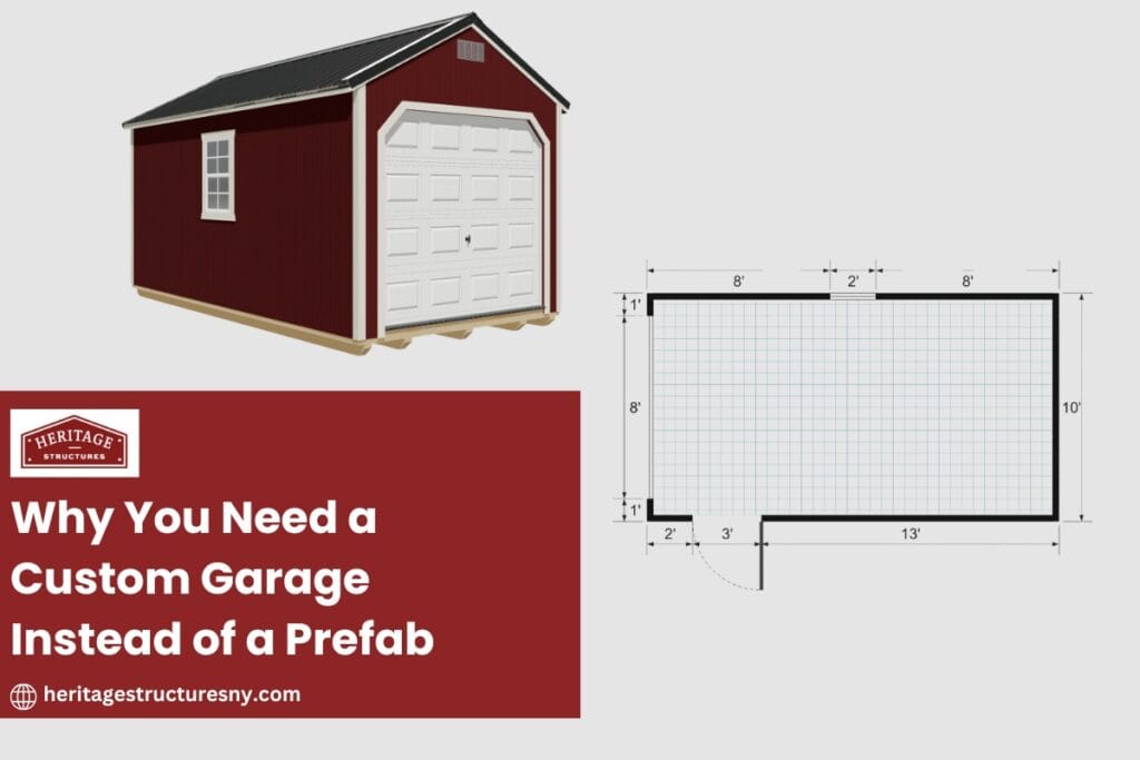 Discover why investing in a custom garage offers superior benefits over prefabricated options, enhancing your property's value, functionality, and aesthetic appeal.