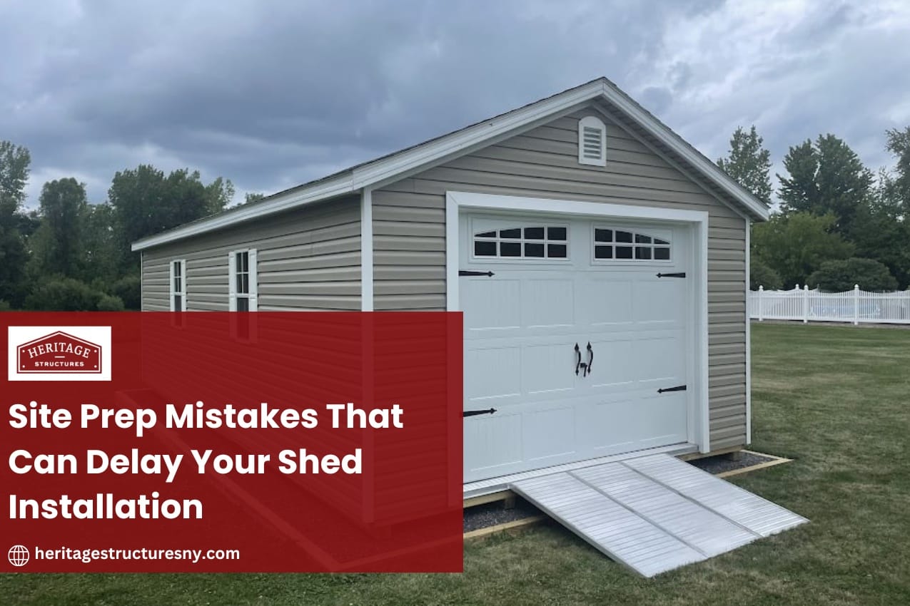 Site Prep Mistakes That Can Delay Your Shed Installation