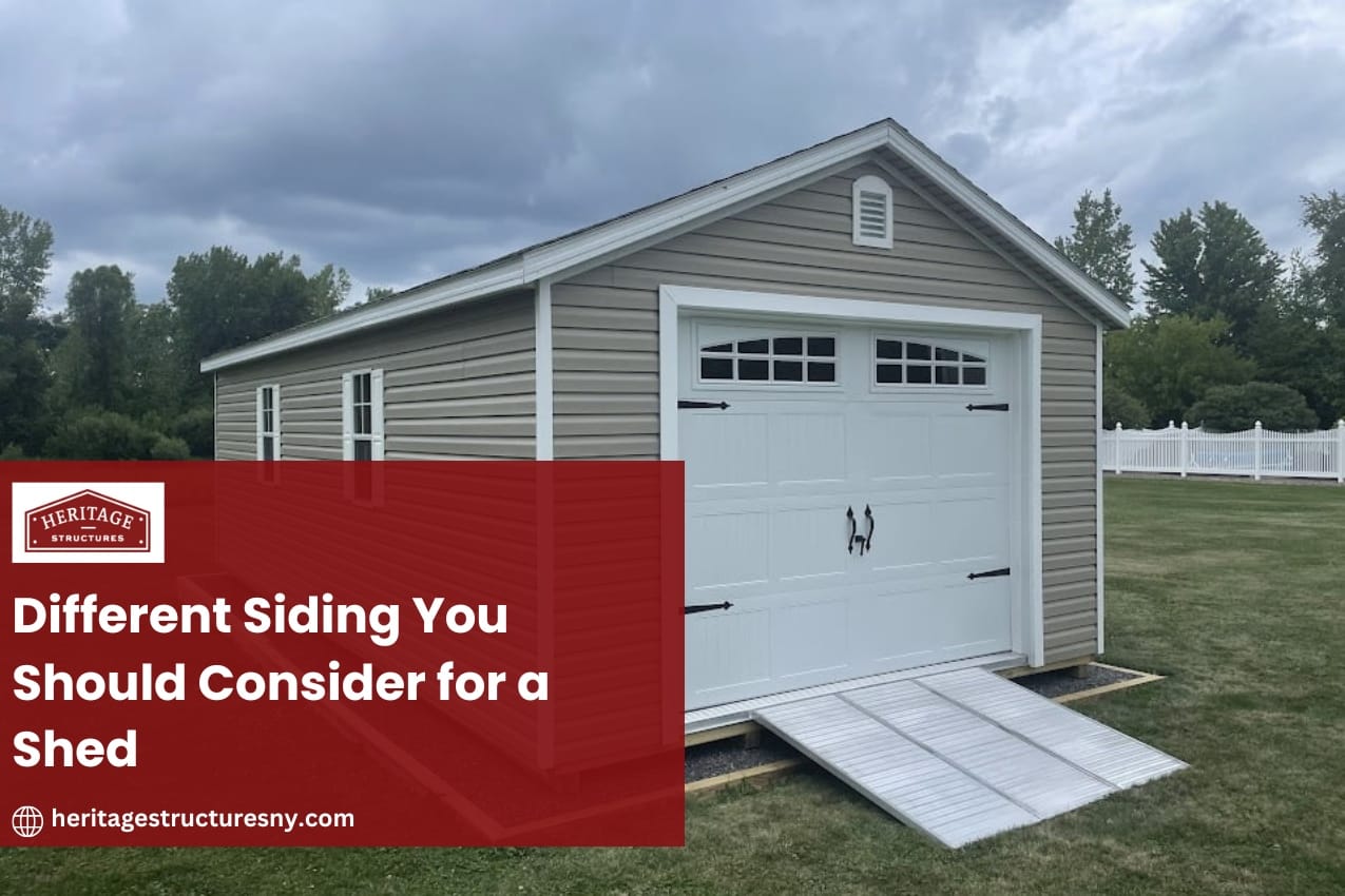 Different Siding You Should Consider for a Shed