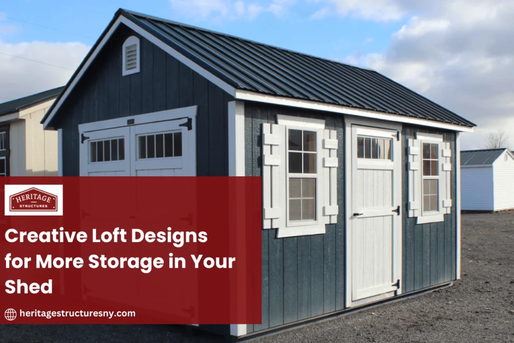 Creative Loft Designs for More Storage in Your Shed