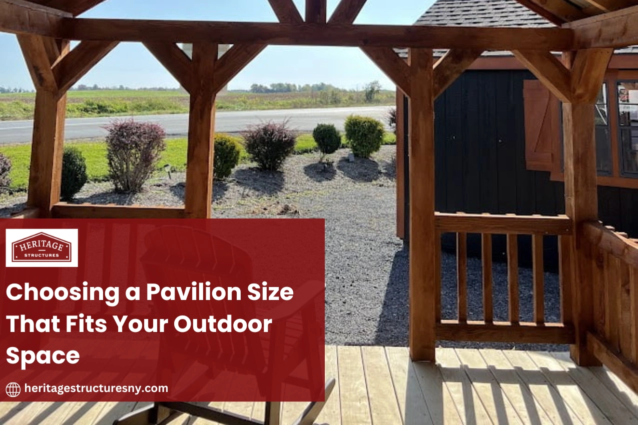 Choosing a Pavilion Size That Fits Your Outdoor Space